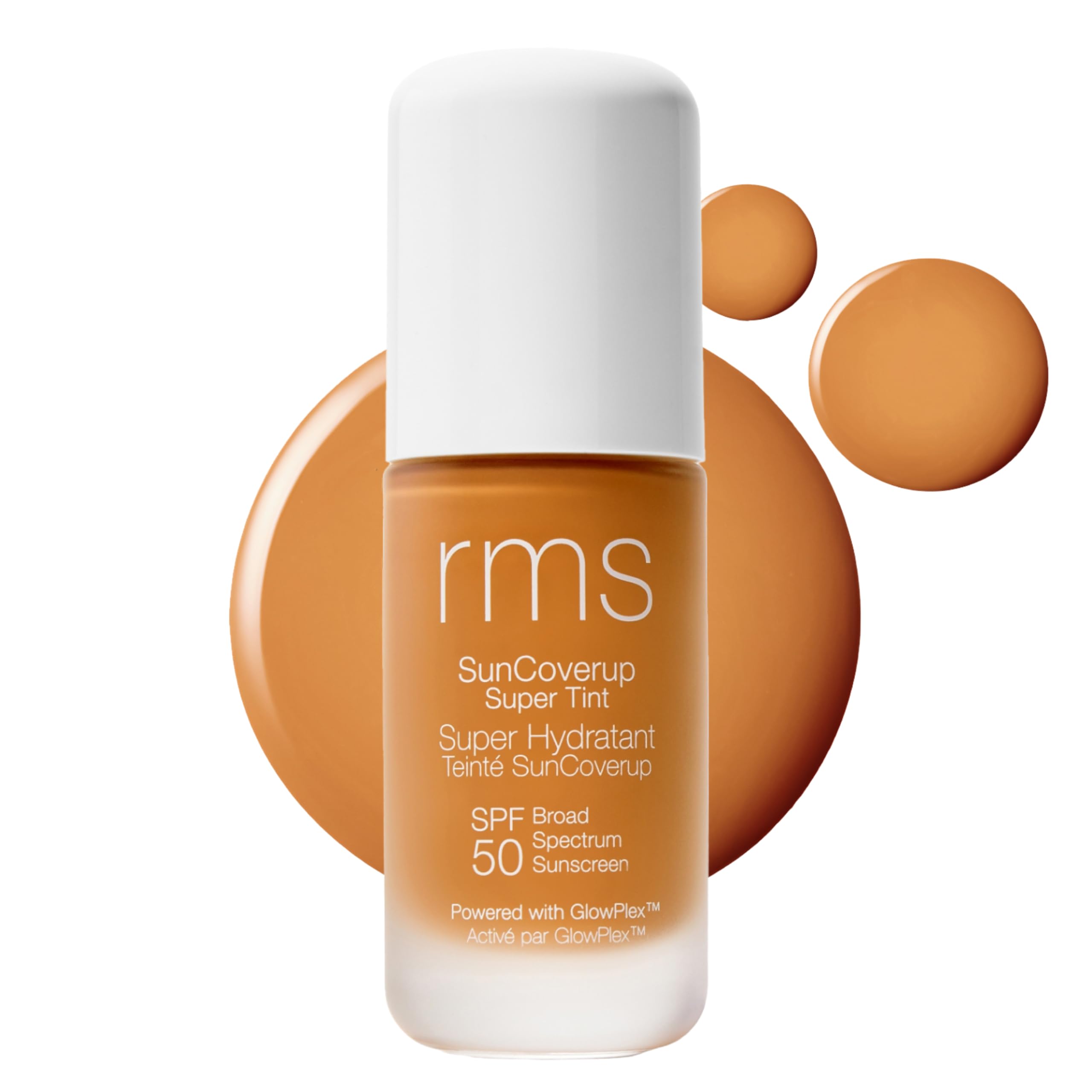 RMS BeautySunCoverup Super Tint SPF 50 Sunscreen - Lightweight Mineral SPF Tinted Moisturizer, Dewy Finish, Non-Comedogenic & Safe for Sensitive Skin