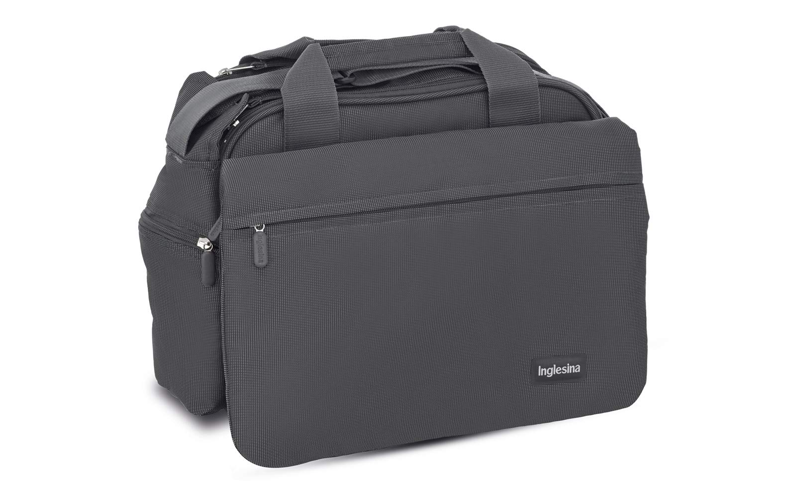 Inglesina My Baby Bag, Grafite, Borsa Fasciatoio per Neonato, Multifunzione, Pratica e Capiente, Mamma Papà, Tasca Termica, Scomparti Organizzati
