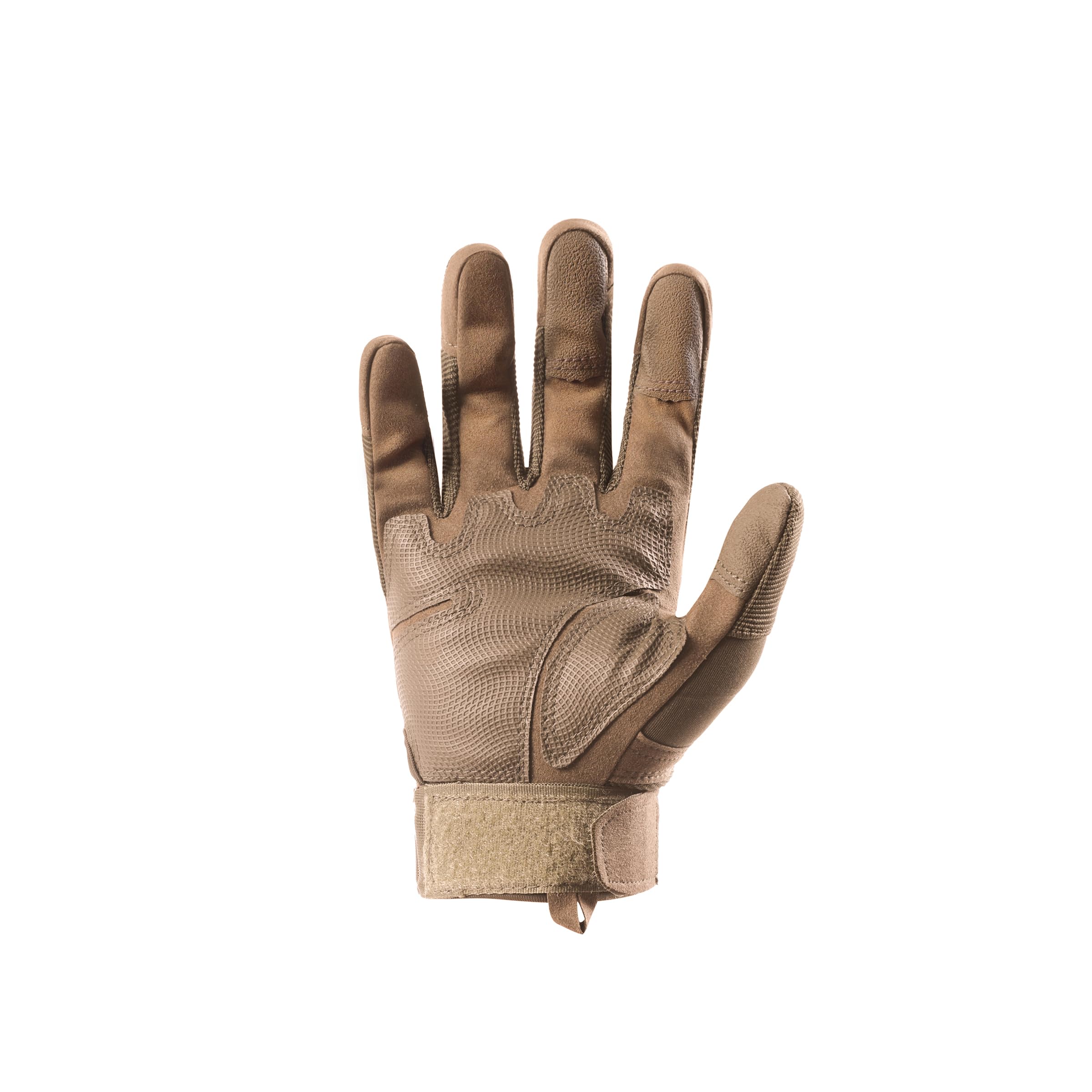 AlloTemlass Tactical Hard Knuckle Gloves | Touchscreen Fingers, Impact Protection, Breathable | Durable for Shooting, Hunting, Outdoor Work-Tan, X-Large
