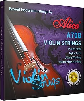 Amazon.com: Violin Strings, Alice 4/4 Violin Strings Full Set