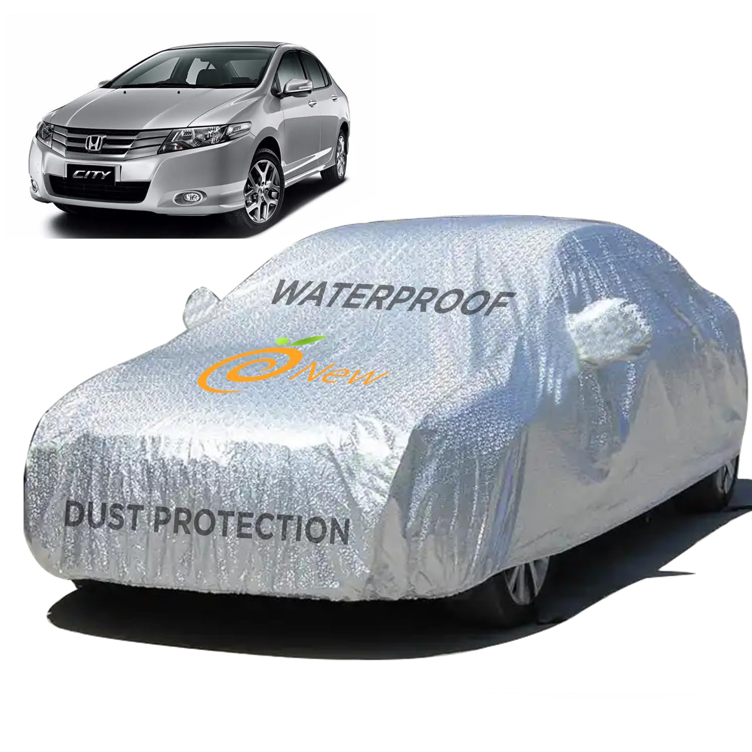Enew Car Cover for Honda City iVTEC Waterproof, Textured Surface