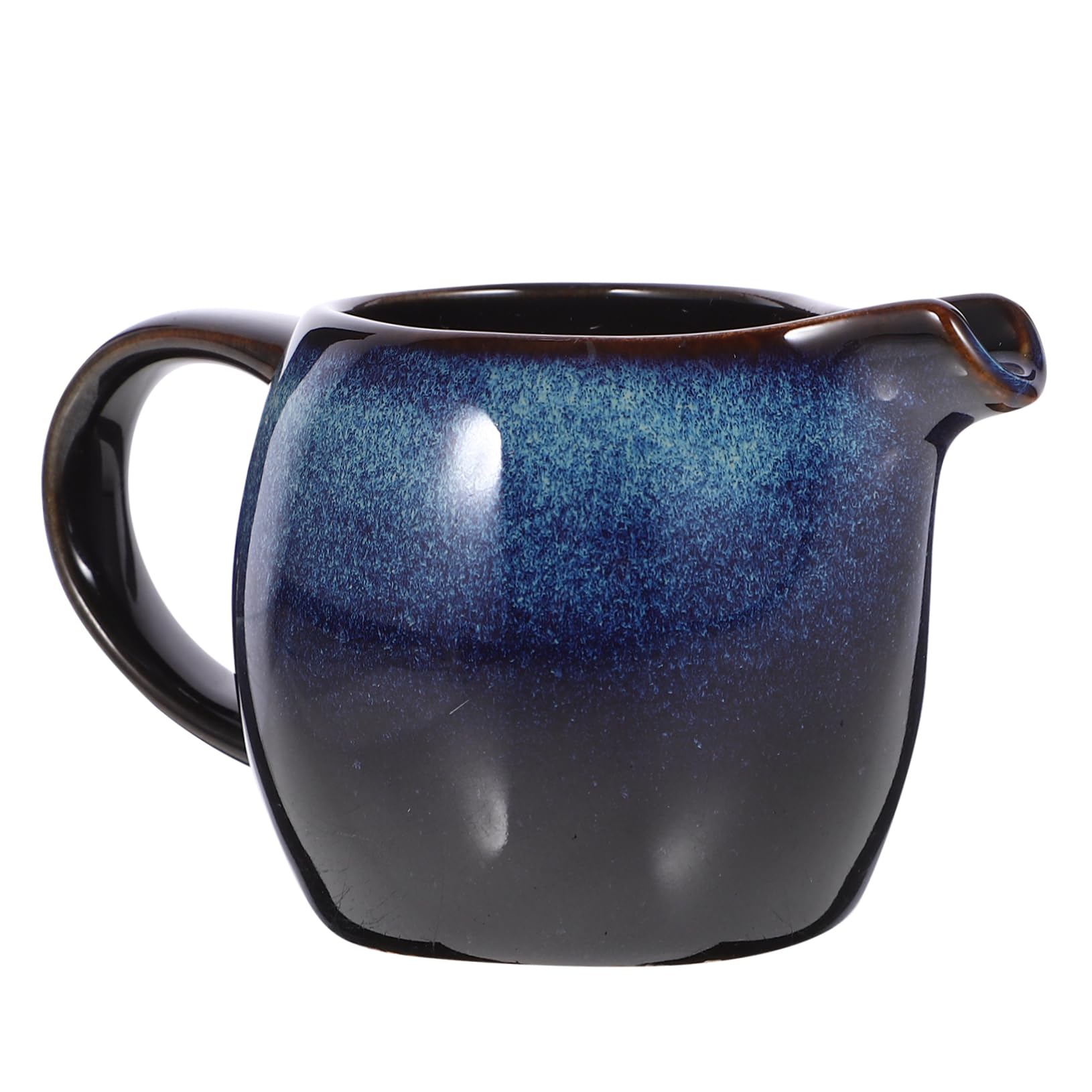 CIYODO Ceramic Pitcher Milk Dispenser Creamer Dispenser for Flavored Creamer for Tea