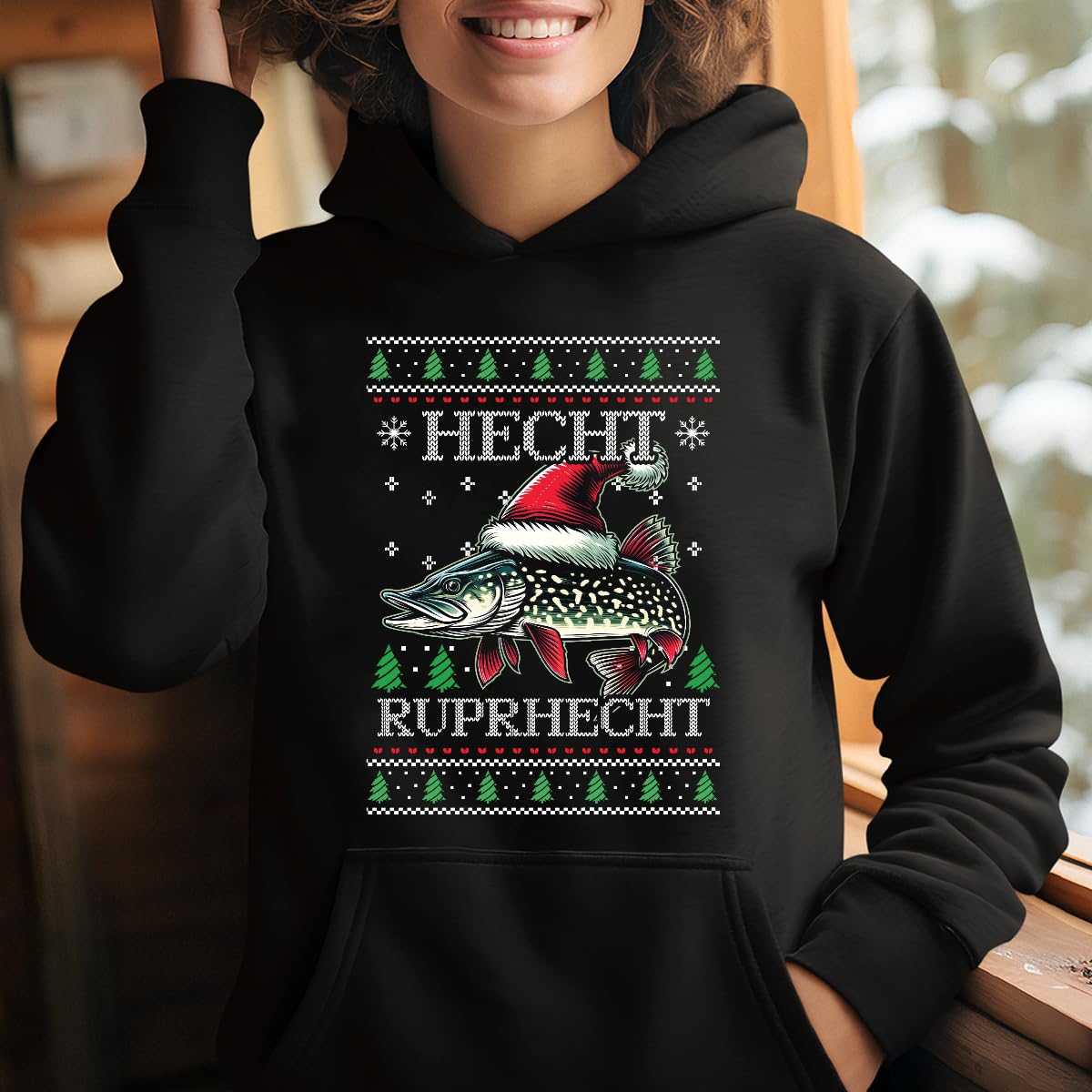 Hecht Ruprhecht Knecht Ruprecht - Maglione natalizio