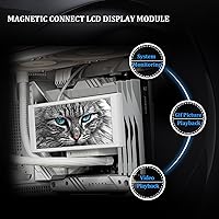 Vista 4 de Thermalright Trofeo Vision 360 ARGB enfriador de CPU blanco para AIO, radiador refrigerado por agua de alto rendimiento de 360 mm con pantalla larga