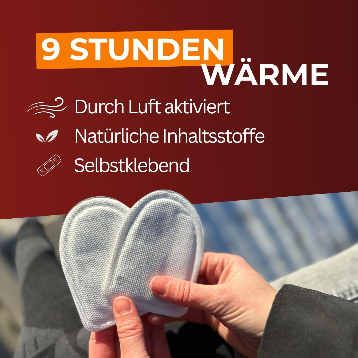 THERMOPAD Zehenwärmer – DAS ORIGINAL: 20 Paar Wärmepads für 9 Stunden Wärme I sofort einsatzbereite Fußwärmer I Extra Warmer Fusswärmer – ideal für Outdoor-Aktivitäten & Ski-Schuhe I Fuss-Wärmekissen