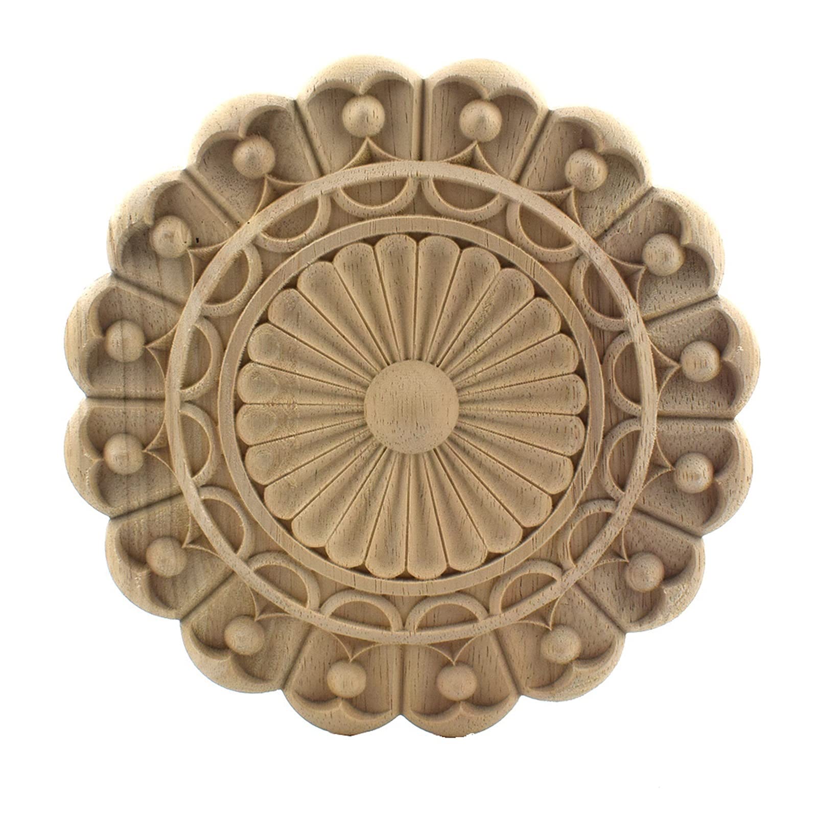 Apliques de madera tallada con relieve de escultura decorativa fina para hogar