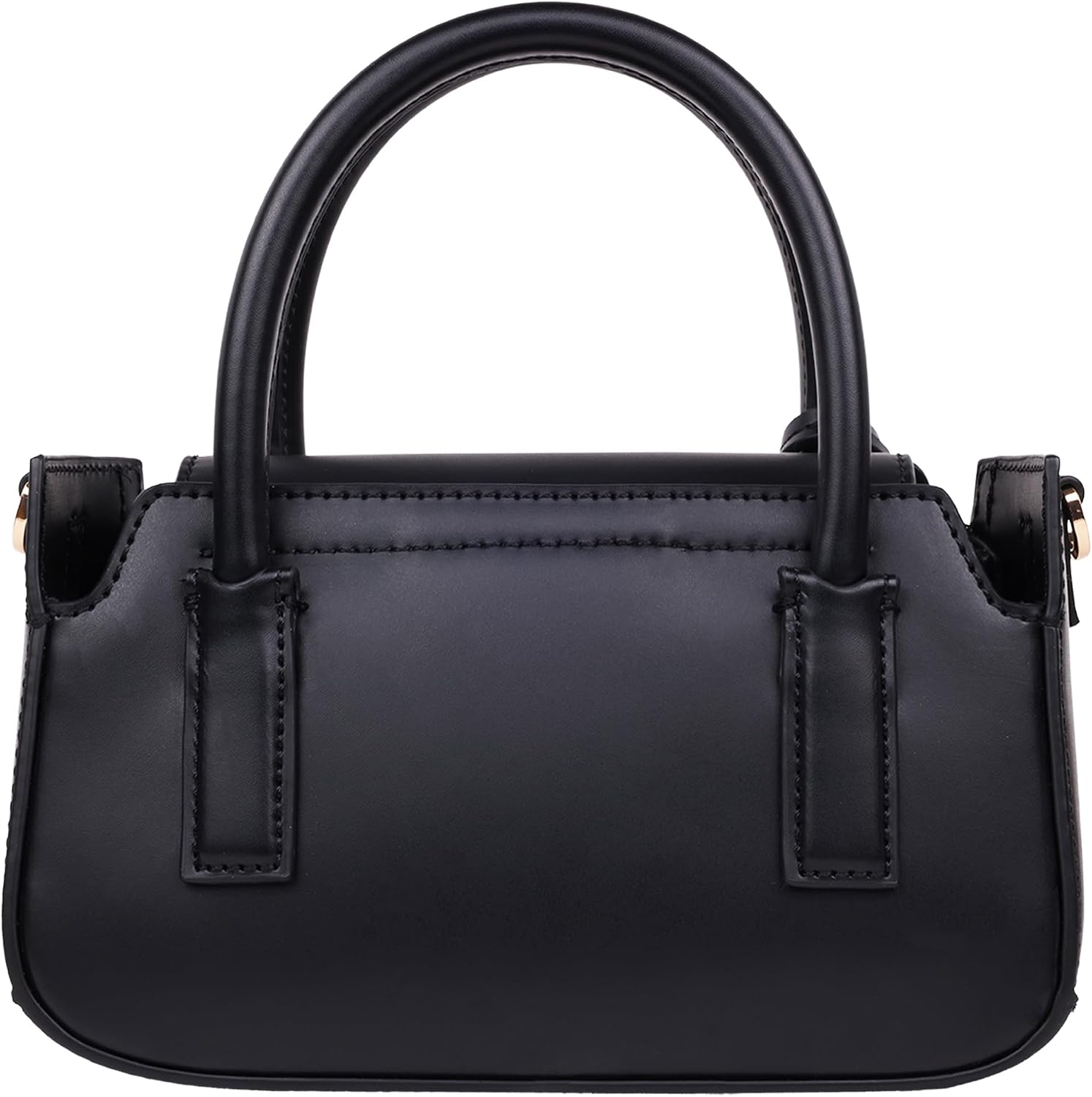 Jason Wu Structured Mini Bag, Dual Handle Satchel with Detachable Crossbody Strap and Logo Charm