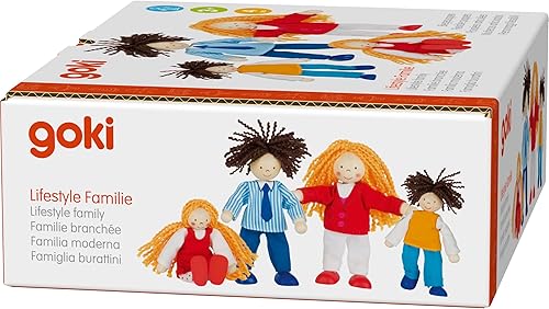 Miniatura 5 de Goki Muñeca familiar de títeres flexibles