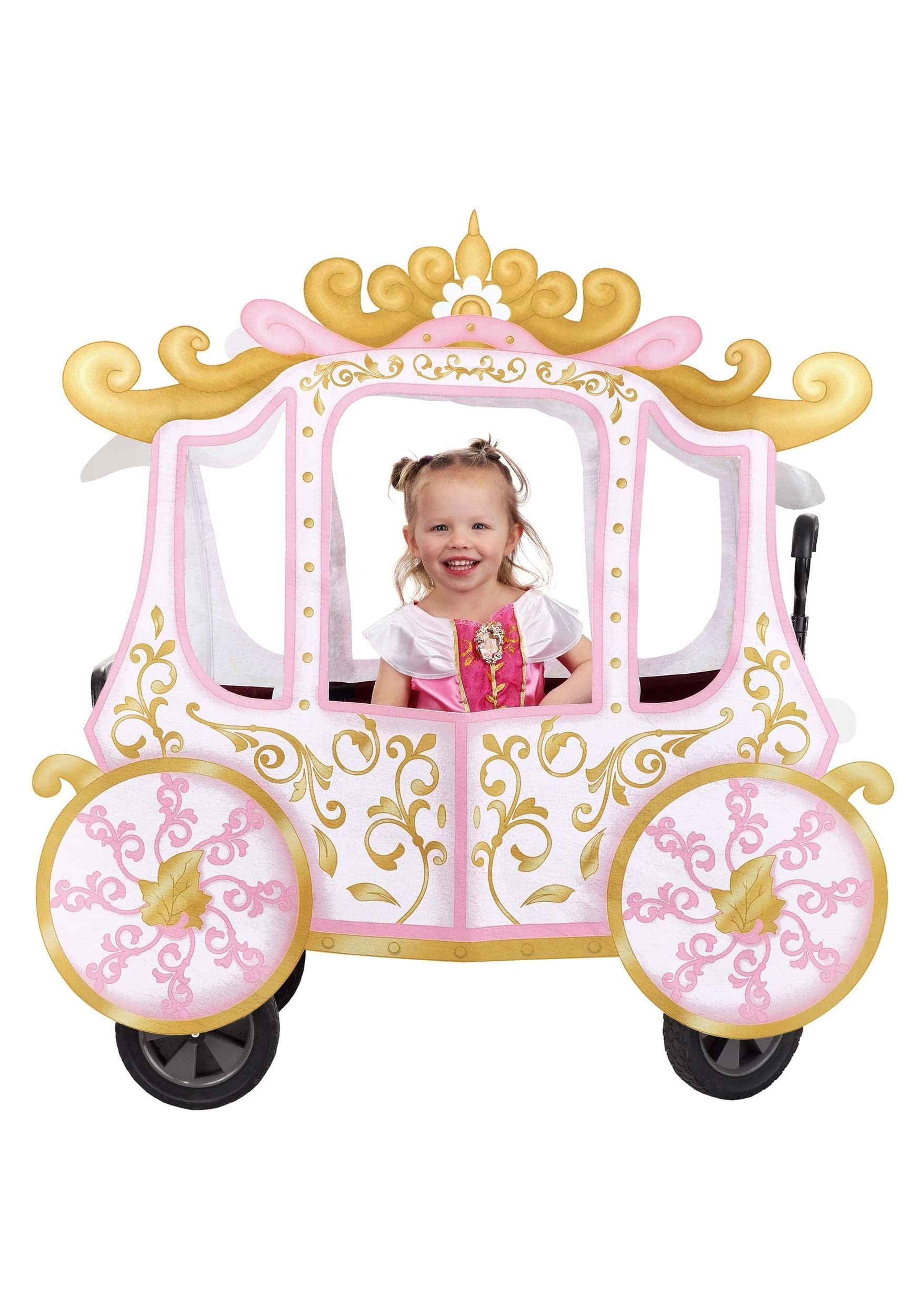 Princess Carriage Wagon Cover for Halloween, Parades, or Creative Dress Up Play
