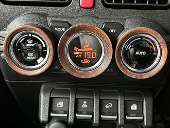 新型ジムニー エアコンダイヤルリング 欅(ケヤキ) jb64 jb74 新型ジムニー エアコンダイヤルリング 欅(ケヤキ) jb64 jb74