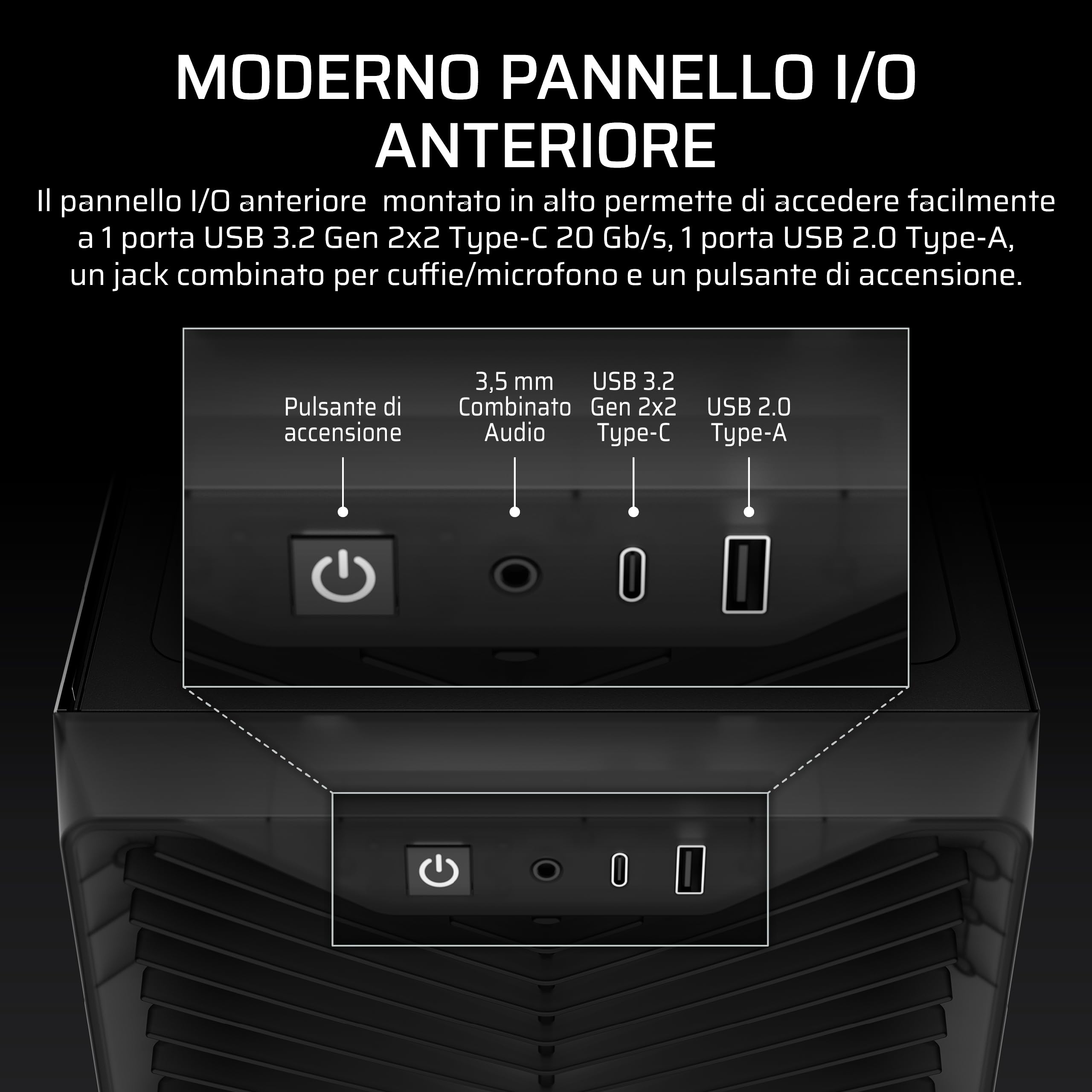 CORSAIR 3200D RS Case PC Mid Tower – Bianco | 3 Ventole RS120 Incluse, Flusso D'aria Elevato, Compatibile Radiatore 360mm, Compatibile Schede Madri Connessione Inversa