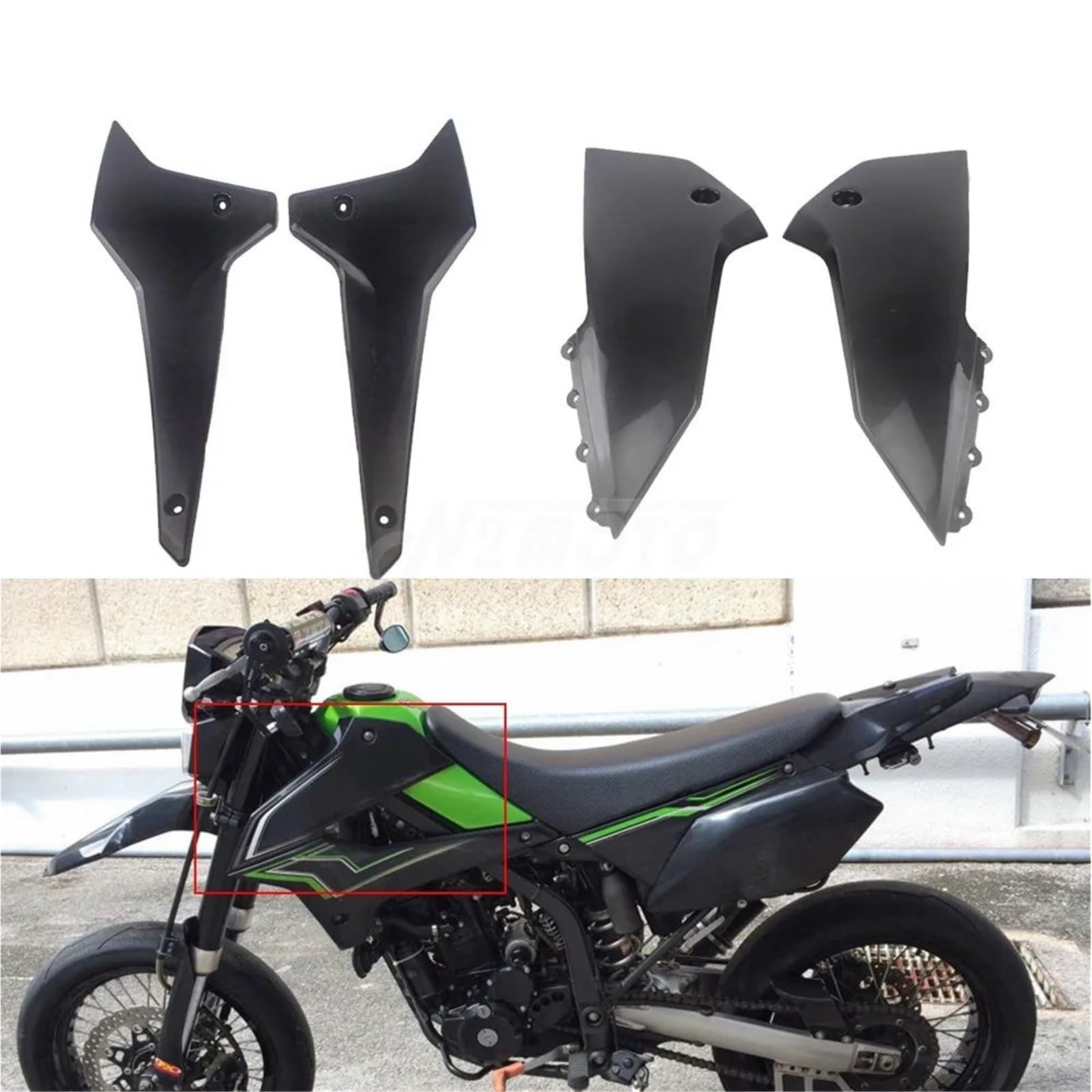 Do KLX250 D-Tracker KLX250S/SF 2008-2019 Fairing Tail Cover
