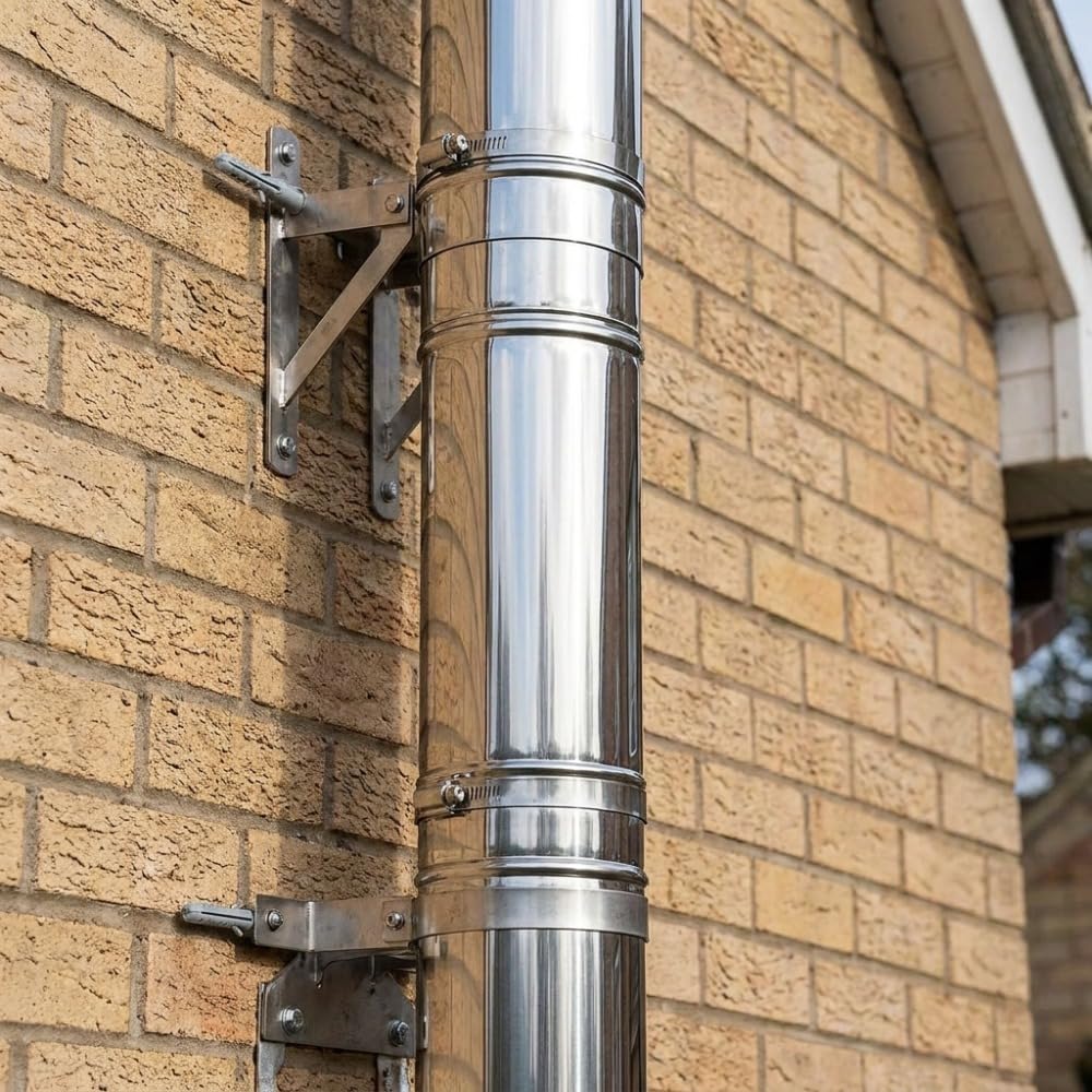 Maka Modulo Telescopico 450-800 Canna Fumaria Coassiale Inox Ø 180/250 mm