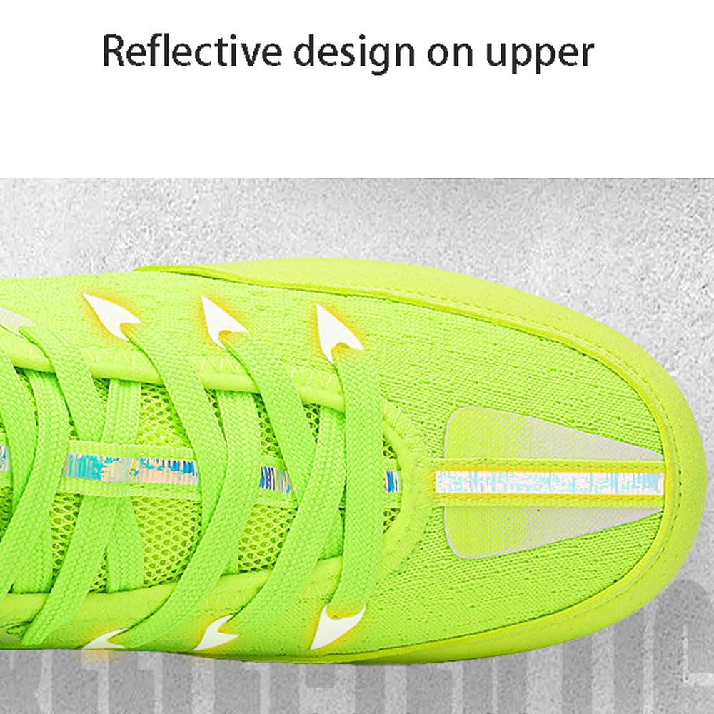 Zapatillas de Boxeo Unisex, Zapatos de Lucha Libre para Adultos Niños, Botines de Goma Antideslizante