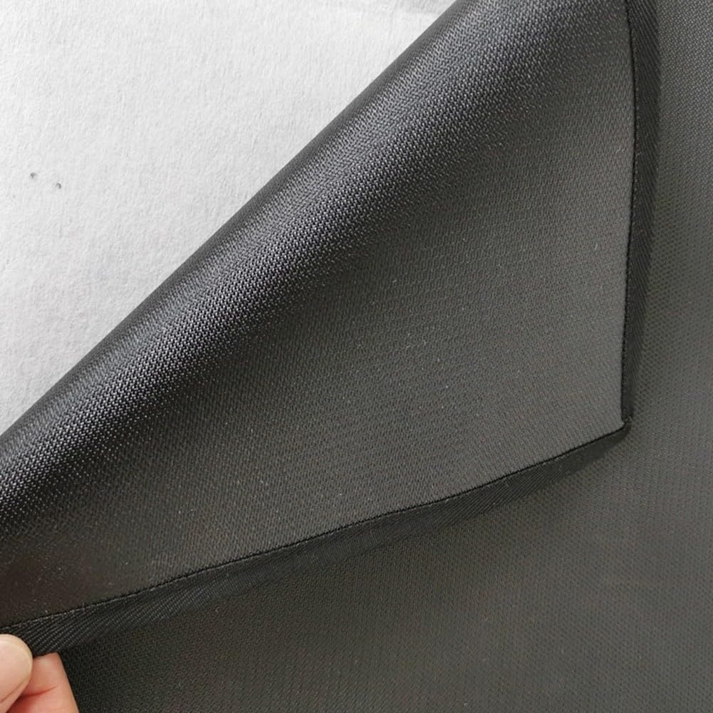Tapis d'isolation ignifuge en fibre de verre 120 x 80 cm pour barbecue extérieur et poêle