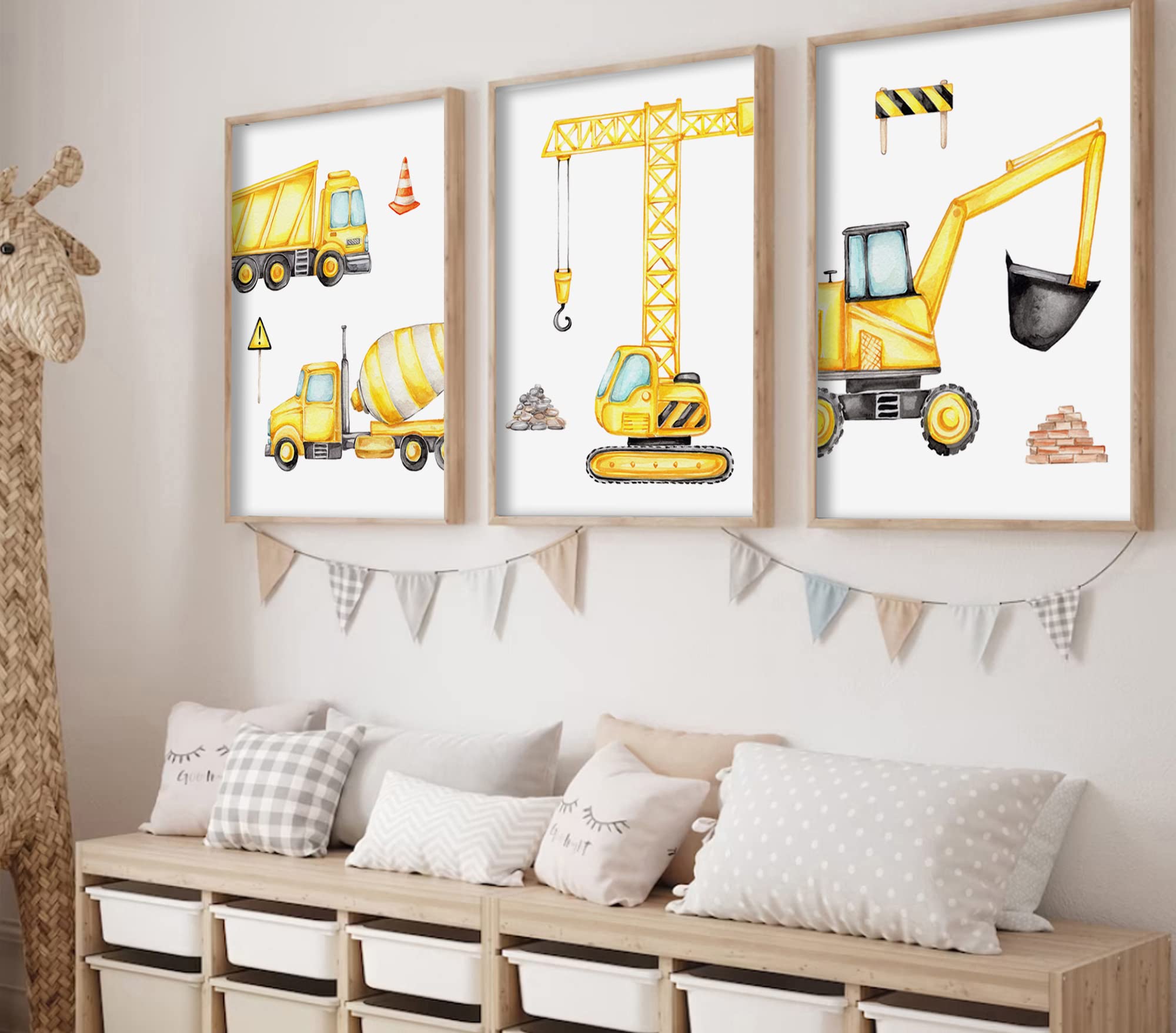 ag.art deco Kids Posters, Yellow, 30x40cm Unframed - Image 2