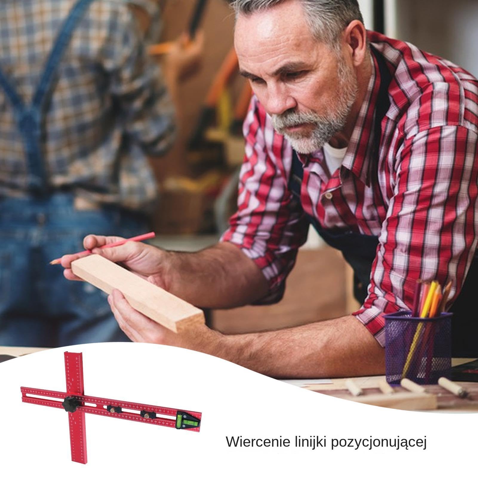 Przyrz?d do uchwytów do szafek, narz?dzie do przyrz?dów do mocowania oku? do szafek, Narz?dzia do ko?ków ze stopu aluminium Szablon do wiercenia otworów w szafce Przyrz?d do mocowania szafek, Regulowa
