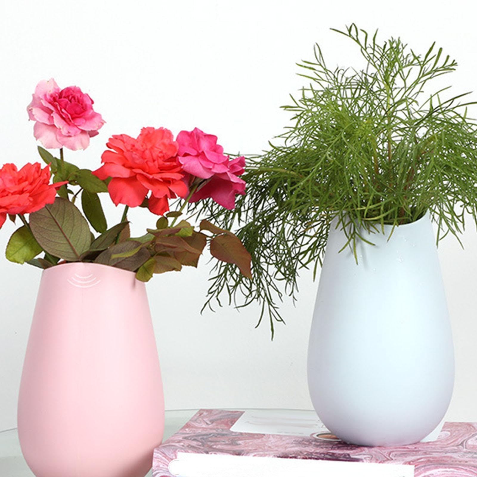 Baoblaze Schreiglas, Schrei- und Flüsterglas, geräuschreduzierendes Vasen-Ornament, tragbares Entspannungsspielzeug, Schreitopf, geräuschlose Stimme, für, ROSA