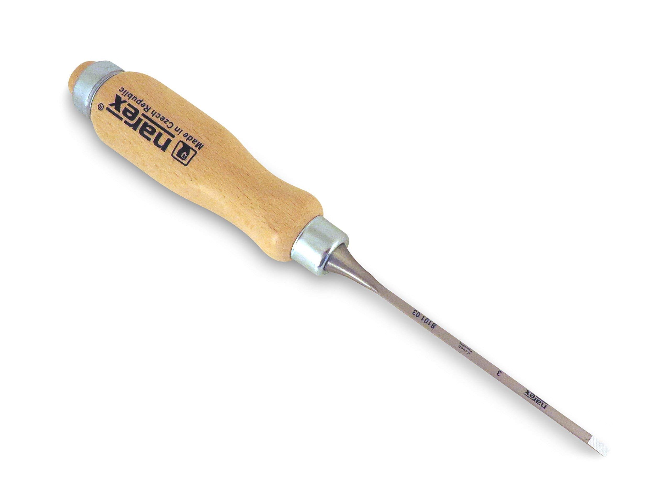 Narex 3mm (1/8") Woodworking Chisel - Cabinetmaker Quality, Made In Czech Republic