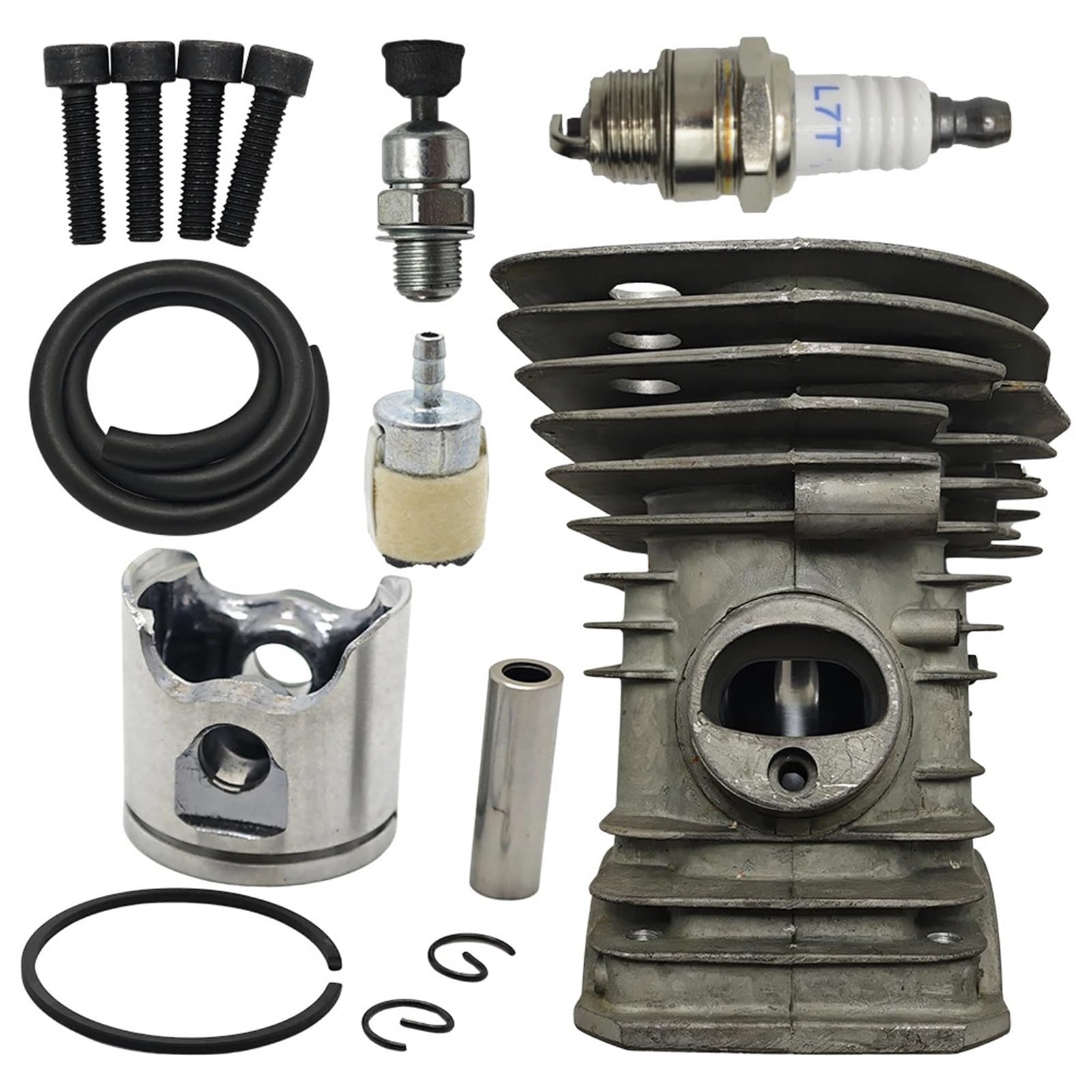 Isqjpvf One Color For Husqv-Arna 340 Cs2141 Nikasil Cylinder Piston Kit