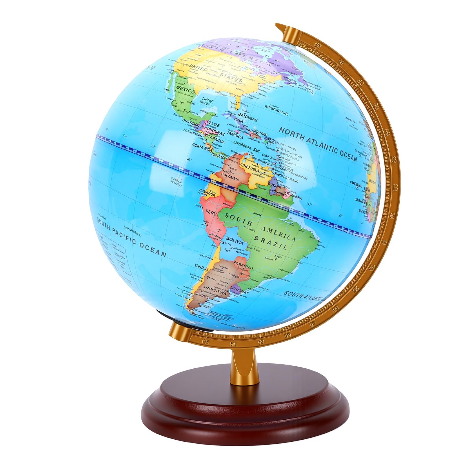 Sxhlseller Globo Terráqueo Infantil Giratorio de 9,8 Pulgadas