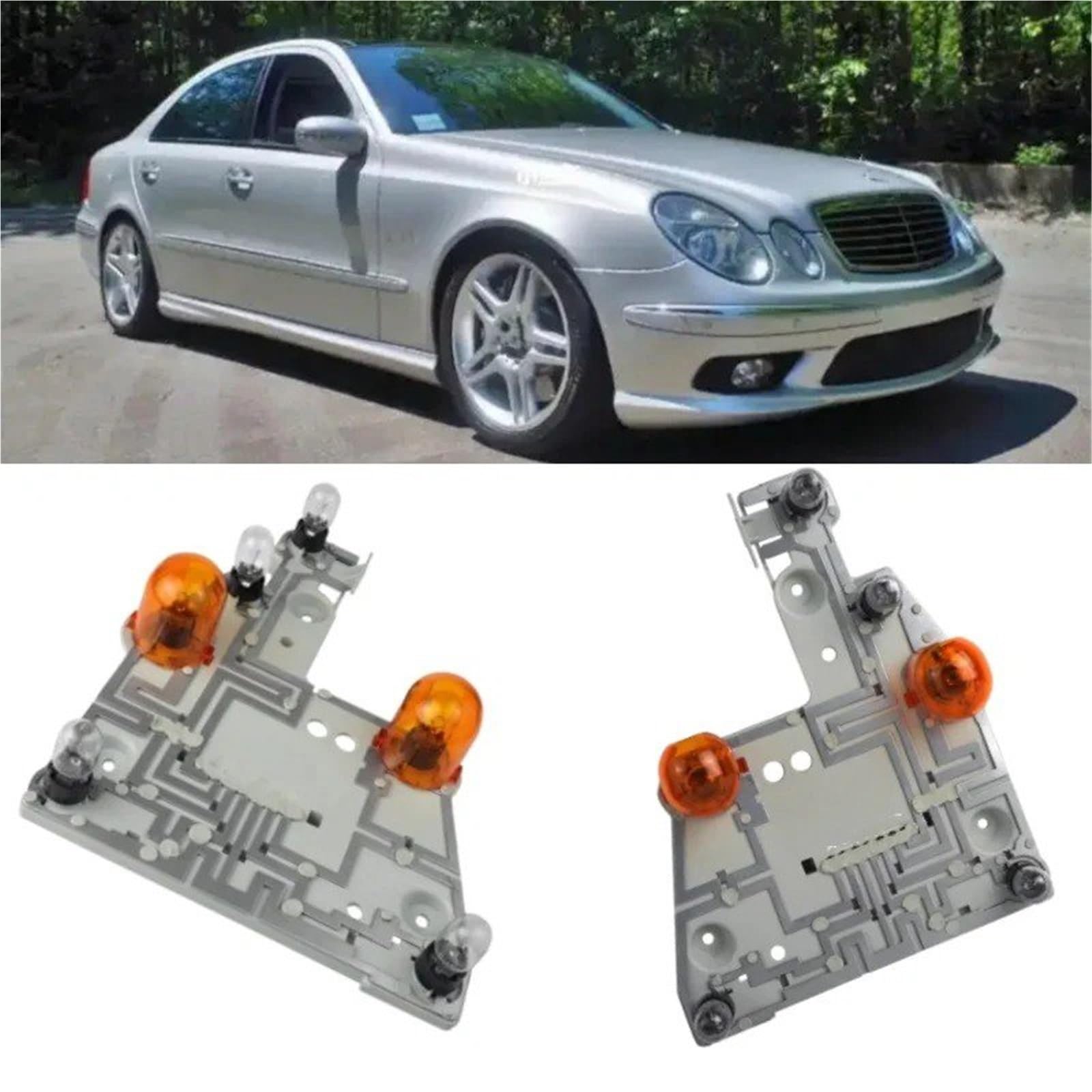 Placa Circuito Trasera Para Clase E W211 Portalámparas Para Luz Trasera Halógena Versión A2118200177 A2118200377 Accesorios Para Luces Coche(R)