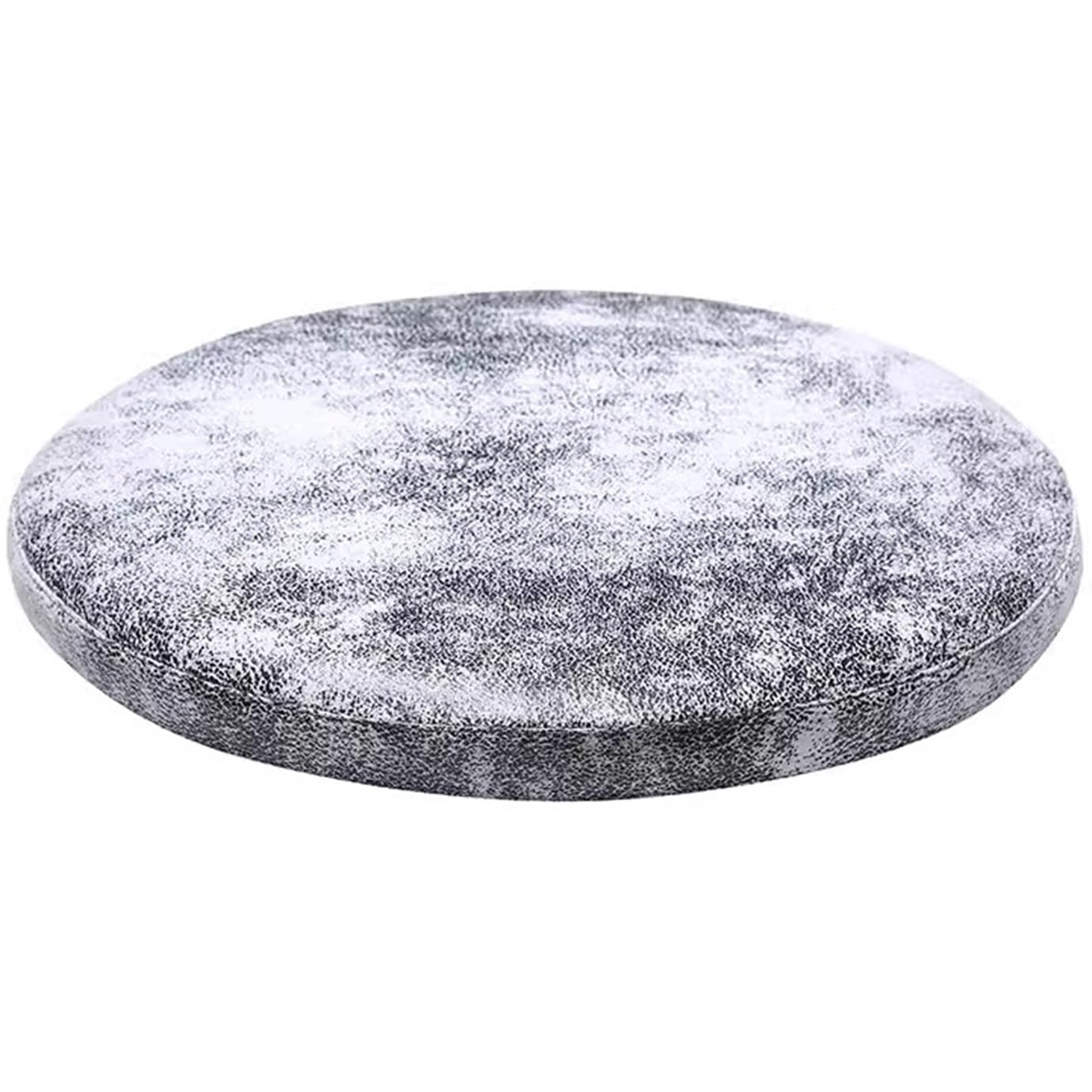 MOODMUSE Round Chair Cushion,Leather Seat Pad For Round Chairs,12/14/16/18 Inch Round Seat Cushions,4.5cm Thick Memory Foam Chair Cushion,Waterproof And Removable Cover(Light gray,45cm/18in) โ image 1