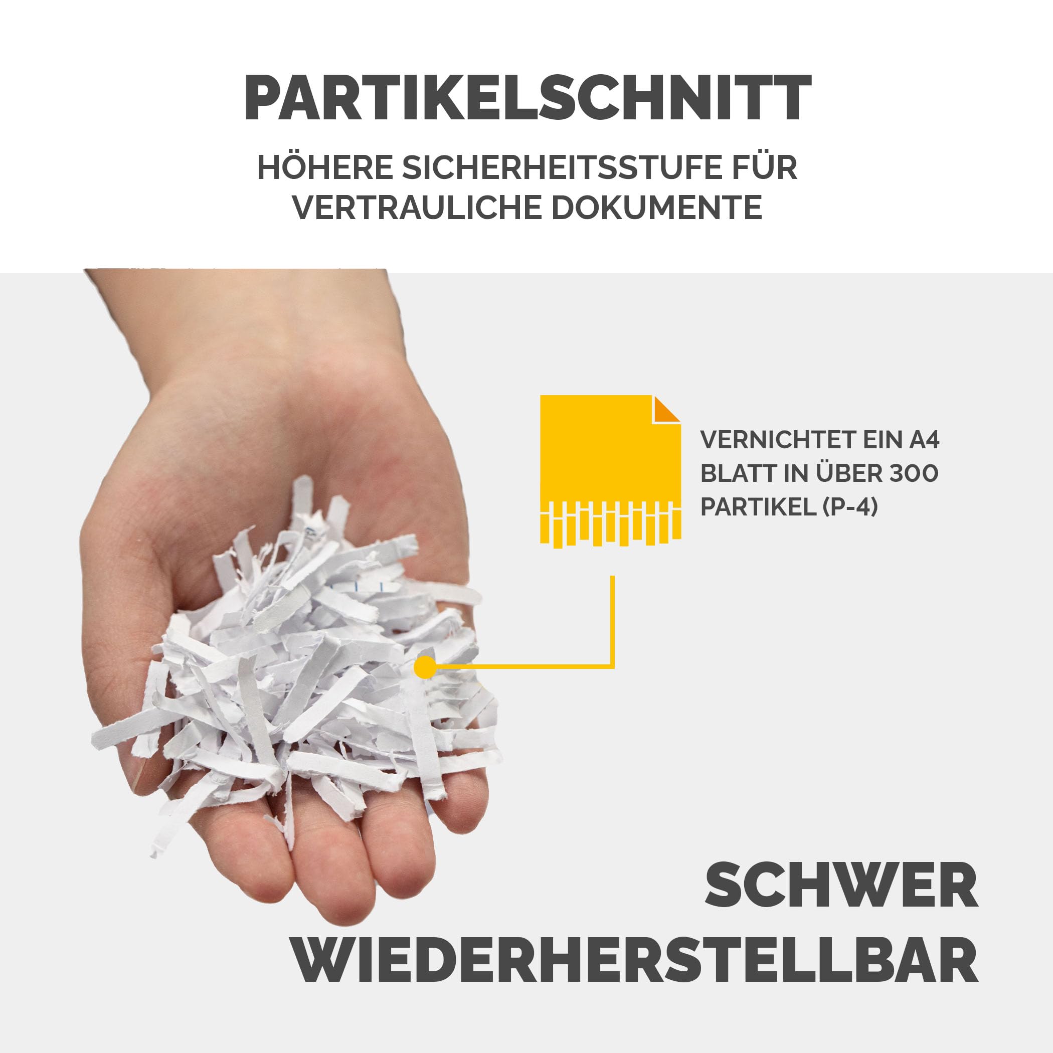 Fellowes Aktenvernichter FS-6C Premium Bundle mit Öl, Papierschredder, 6-Blatt-Partikelschnitt, Aktenvernichter P4, Schredder für Büro und Homeoffice, 15L Papierkorb, verarbeitet Kreditkarten, Schwarz