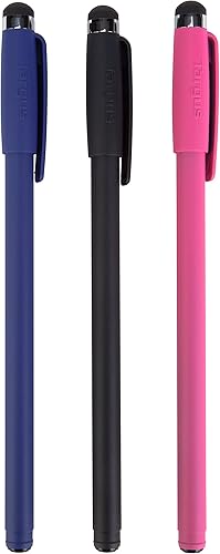 Miniatura 2 de Targus - Slim Stylus Pens for Tablets, Smartphones - Compatible with Apple iPad, Samsung Galaxy & All Touchscreen Devices - Durable Rubber Tips - 3