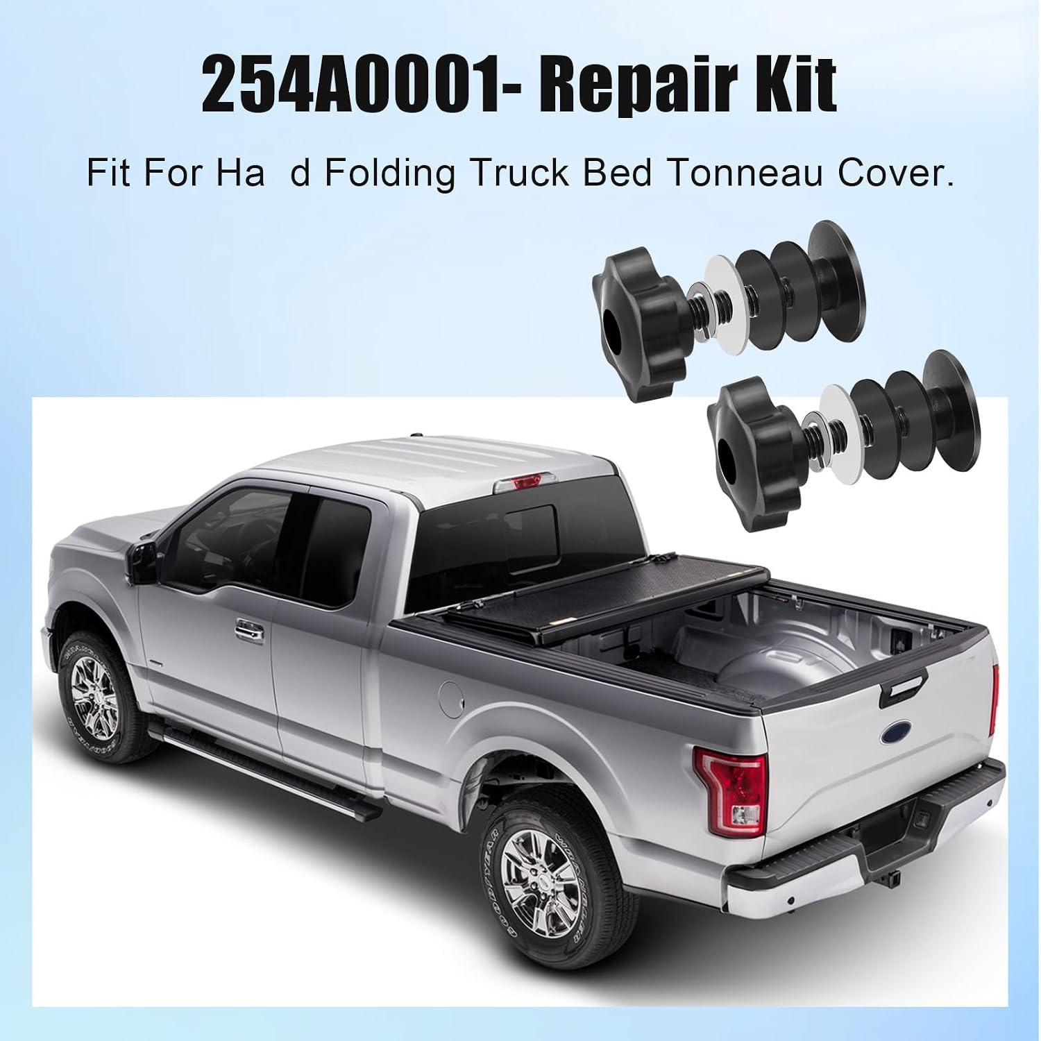 254A0001 Tonneau Cover, 2 Pcs Elevator Bolt Assembly, for Hard Folding Truck Bed Tonneau Cover