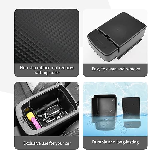 Miniatura 5 de Bandeja organizadora de consola central Trax CDEFG 2024 mejorada para Chevy Trax 2024Buick Encore GX 2024, organizador de consola central, bandeja