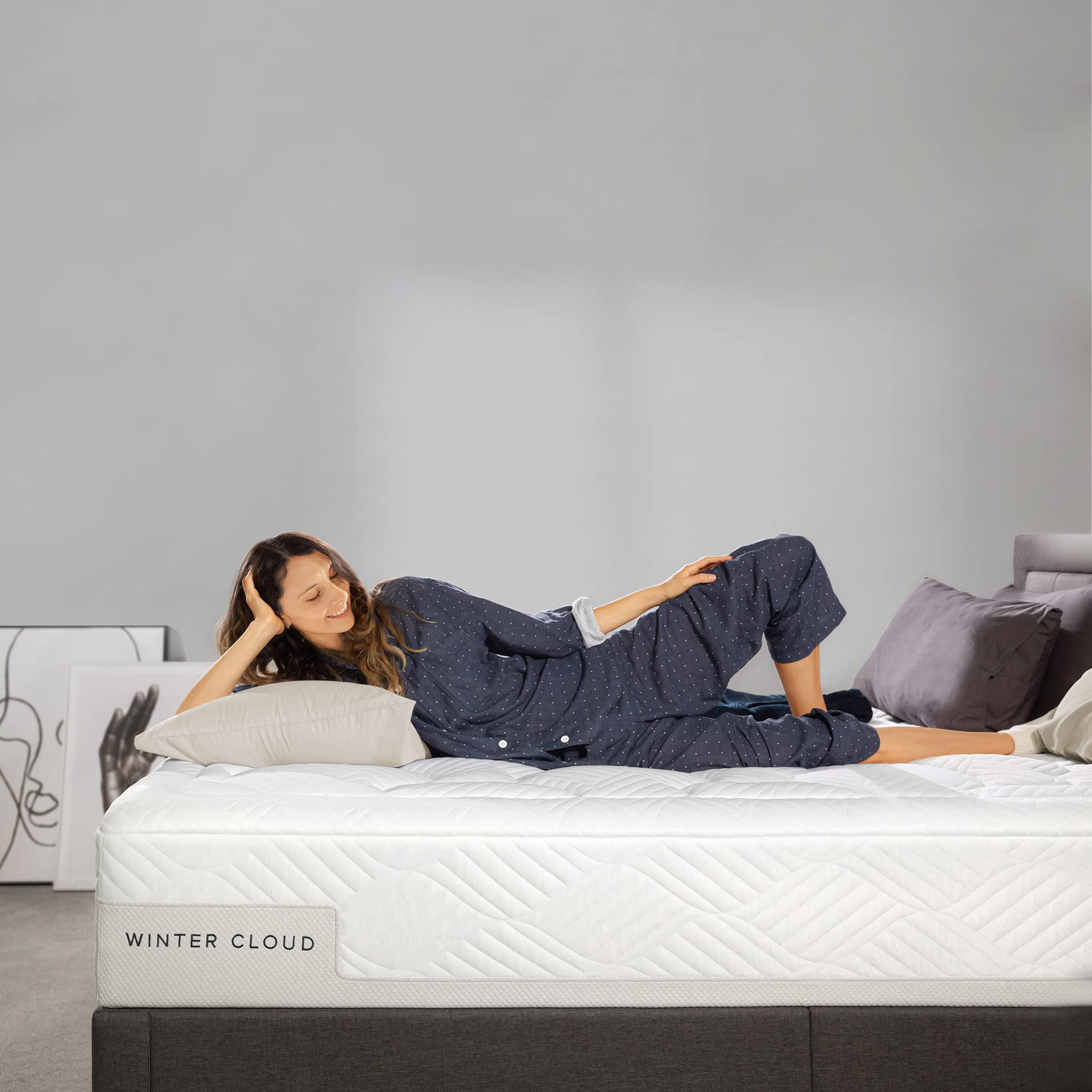 Zinus Colchón De Espuma Viscoelástica De Invierno Con Memoria | Colchón Adaptable De 7 Zonas | 180 X 200 Cm | Altura 30 Cm | H3-H4 De Firmeza Media | Colchón Enrollable