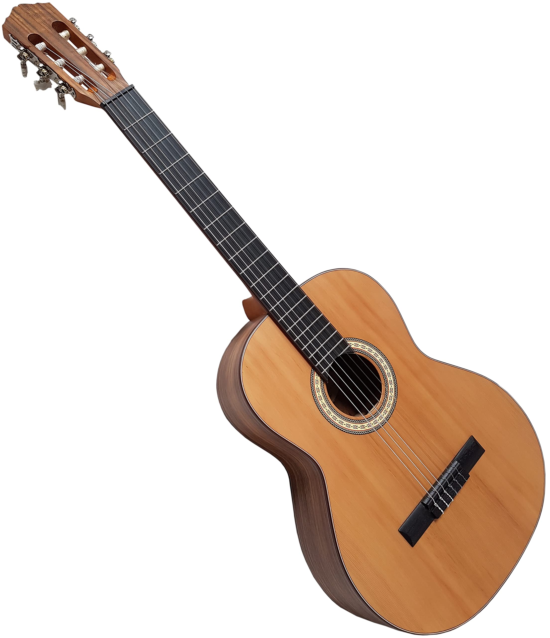 MSA 4/4 GITARRE ZEDER MASSIV - MAHAGONI KONZERTGITARRE - CLASSIC - NATUR - BODEN u. ZARGE MAHAGONI - D´ADDARIO SAITEN - DECKE MASSIV - MCG200M
