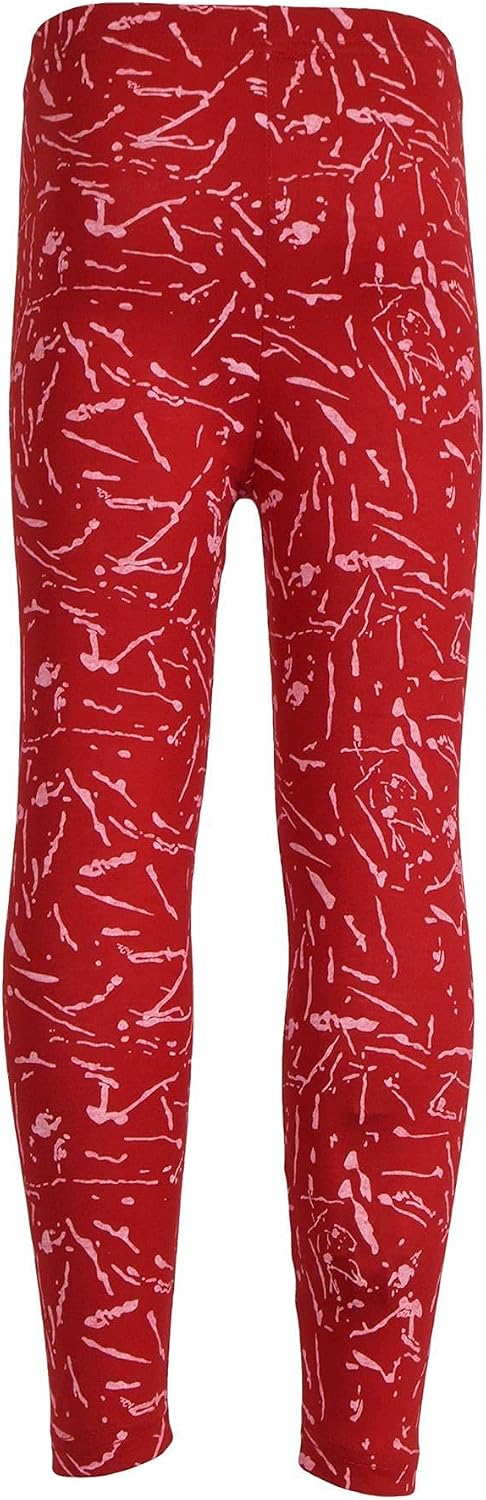 Girls Top Kids Splash Print Stylish Crop Top & Fashion Legging Set Age 7-13 Year