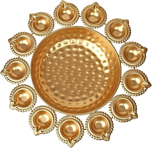 Miniatura 4 de KIH Urli - Velas flotantes con forma de flor y té para decoración del hogar, artículos de inauguración de la casa (14 pulgadas)