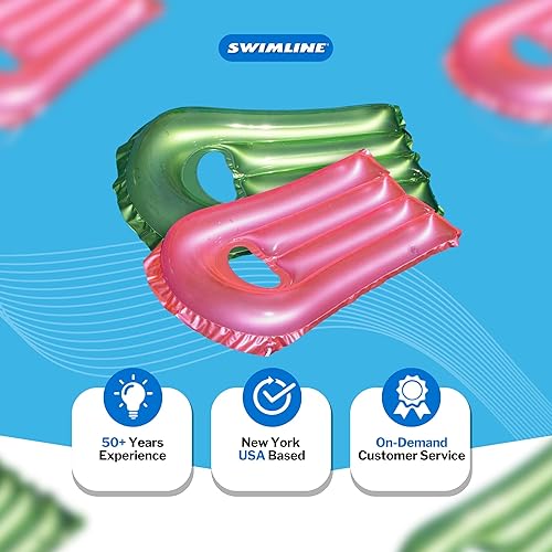 Miniatura 7 de Swimline resistente See-Thru Surf Rider piscina flotador