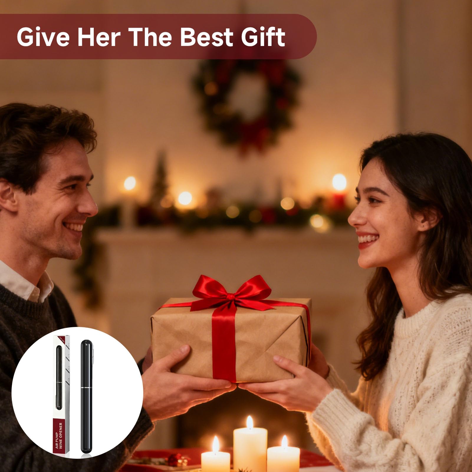 Sacacorchos Profesional de Aire a Presion, Abridor de Vino Seguro sin Romper el Corcho Sacacorchos de Aire Comprimido con Aguja de Acero Inoxidable Abrebotellas Ideal para Amantes del Vino y Regalos