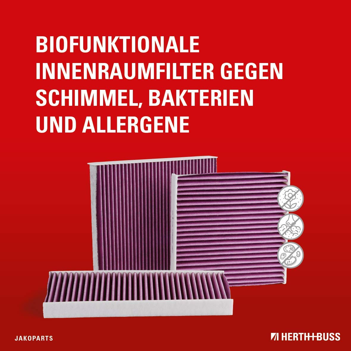 Herth+Buss J1340525BF Innenraumfilter biofunktional : Amazon.de 