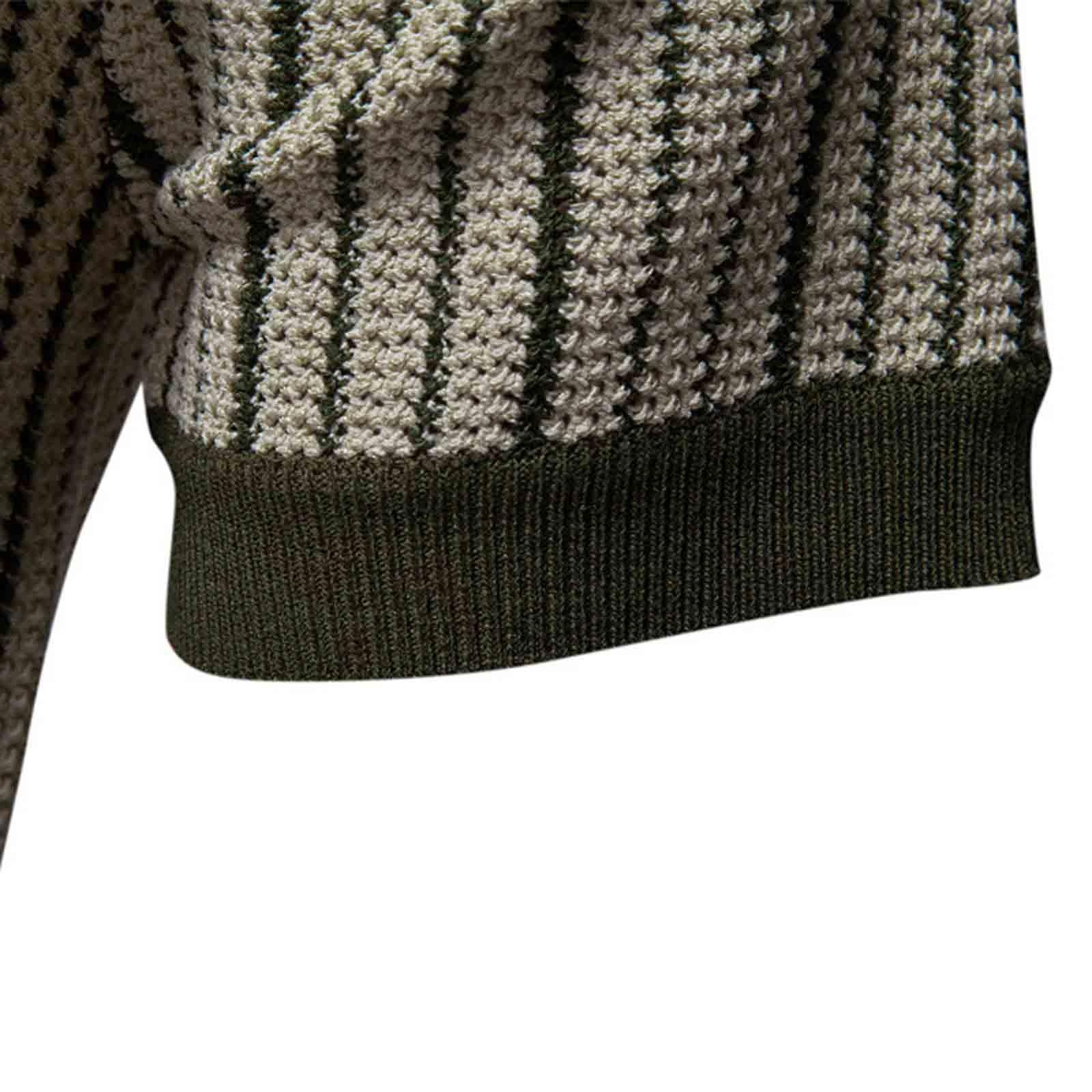 Polo de manga corta para hombre a rayas retro de los años 70, camiseta de punto de manga corta con botones