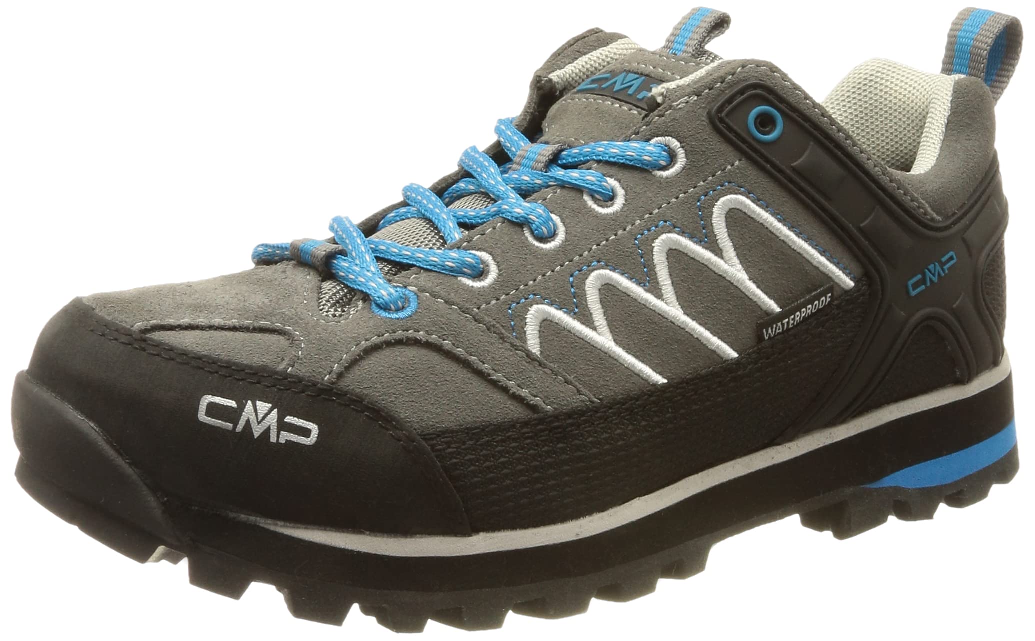 CMP Women's Moon Low WMN Trekking Shoe WP, Graphite-Hawaian, 4 UK