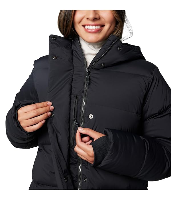 Columbia Womens Boundless Days Long Down Jacket Black 1X by Columbia - Image 4