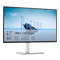 Dell 27 Plus Monitor – S2725QS, 4K UHD (3840×2160), 120Hz, IPS, 4ms, AMD FreeSync Premium, 99% sRGB, Regolabile in Altezza, Altoparlanti integrati, DisplayPort, 2 HDMI, 3 Anni di Garanzia