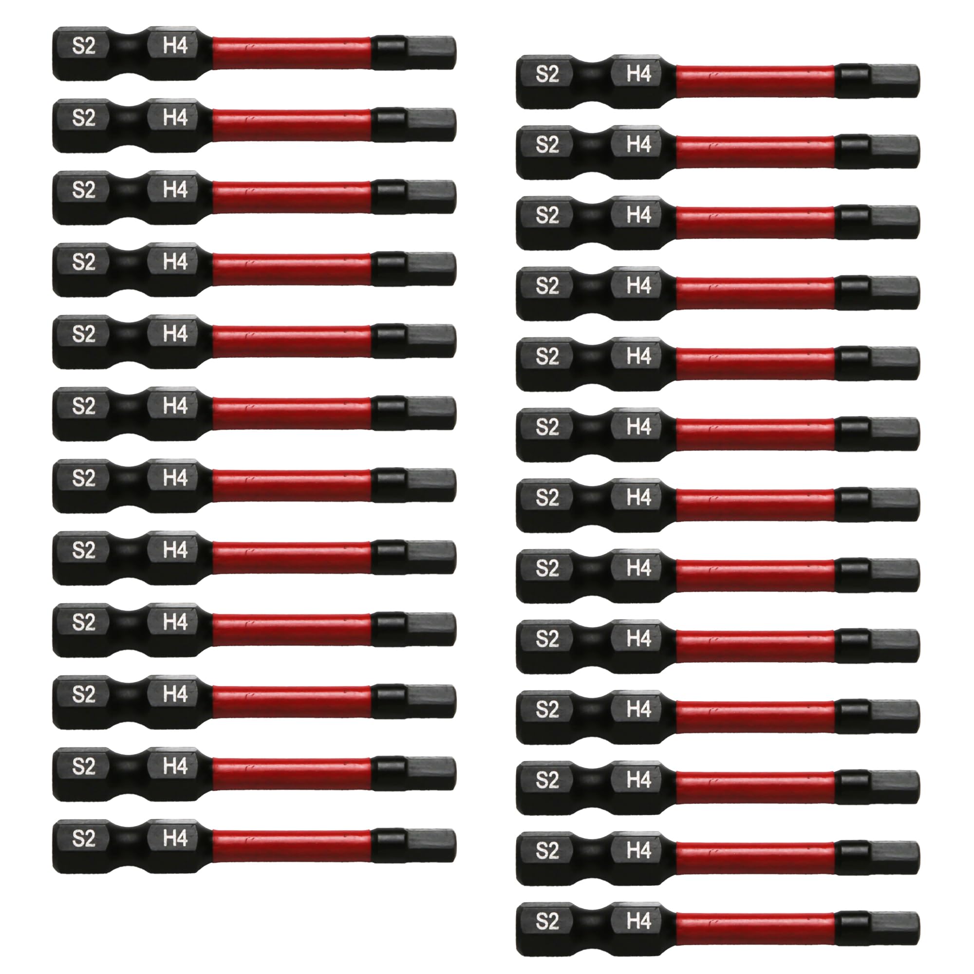 Embouts de tournevis H4 H-4 mm TMAX en acier S2 usiné CNC pour une durabilité maximale
