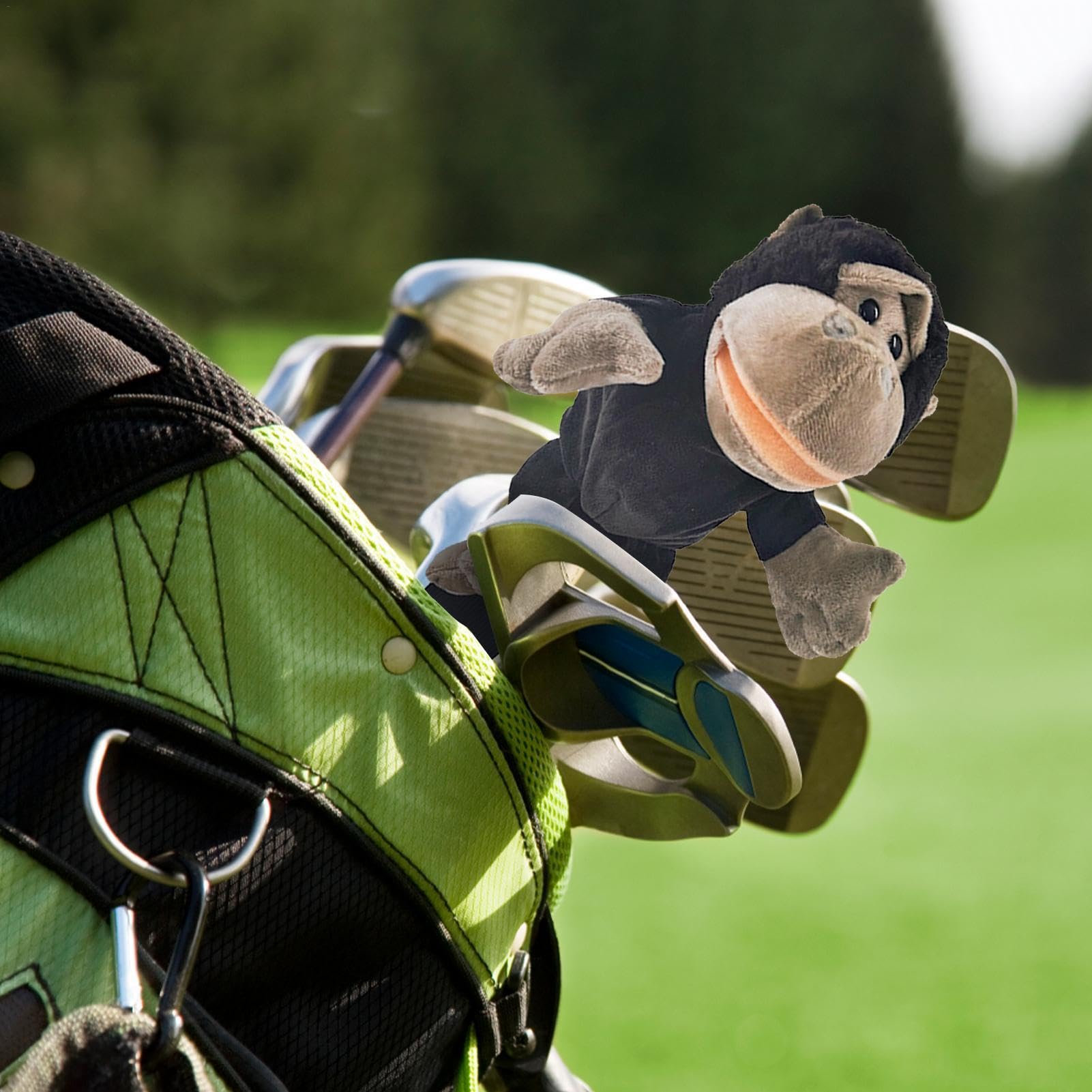 Golfschlägerhaube, Plüsch-Golfschlägerabdeckungen, lustige und funktionale Abdeckungen mit Tier-Design, perfekte Passform und sichere Golfschlägerabdeckungen, passend für Holzschläger