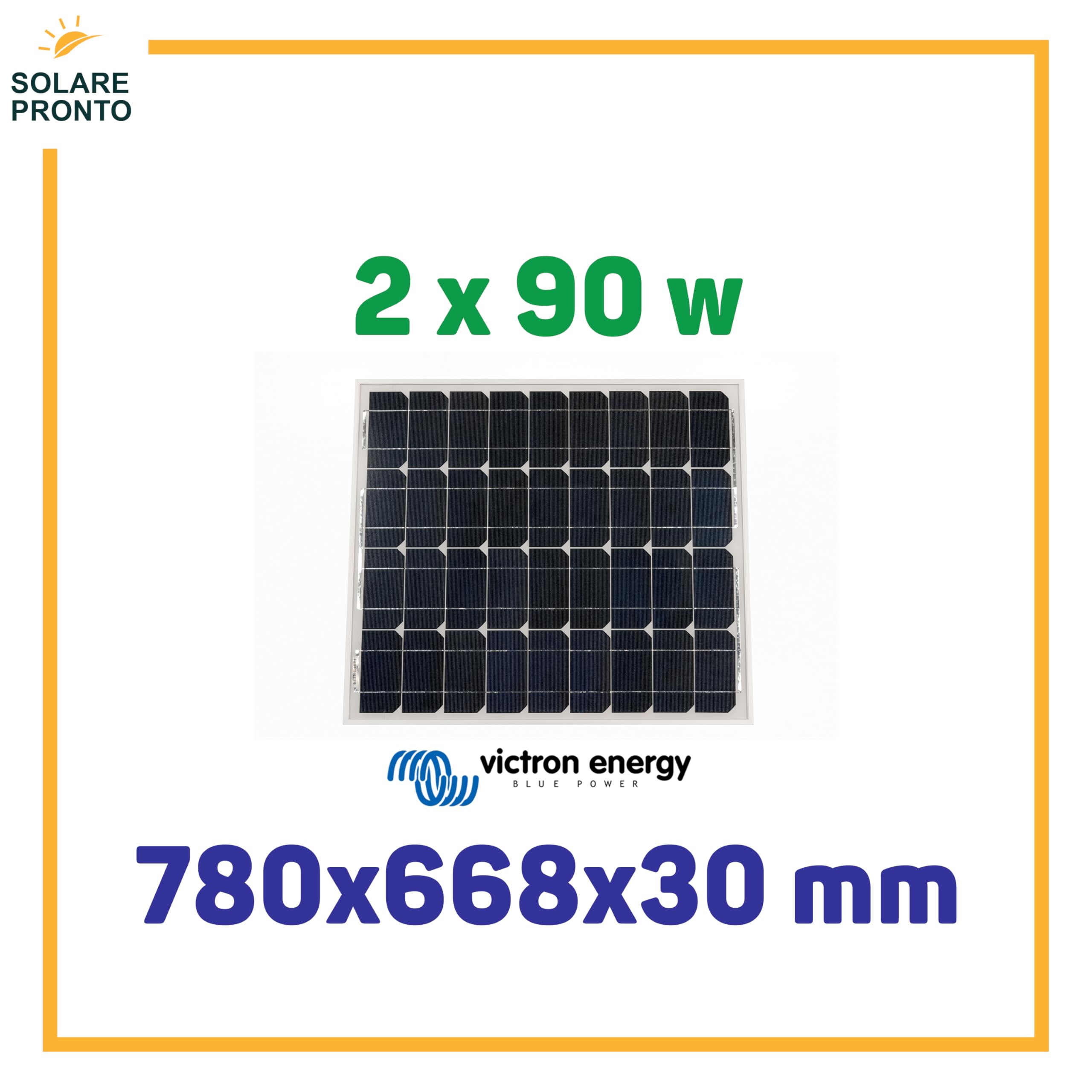 Kit Fotovoltaico 12V 2 pannelli + Smartsolar MPPT 100/30 + Batteria AGM/GEL per Camper e Barca – Compatibile con Victron (180W)