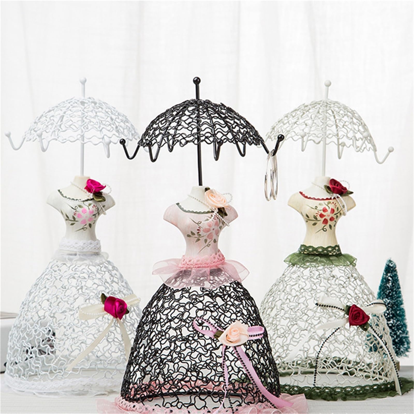 Soporte De Joyería Arte Del Hierro Estilo Princesa