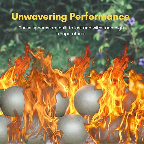 Miniatura 4 de RealFyre P45 Esferas de Fyre Graystone de 5" - 24"