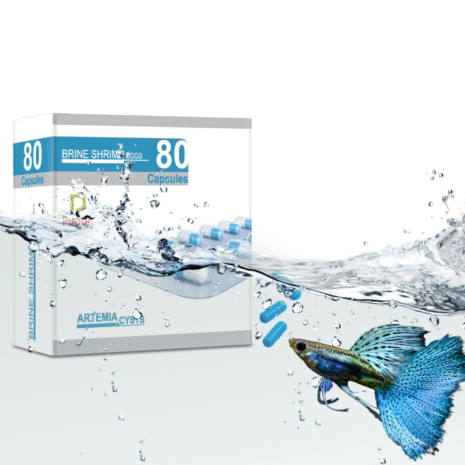 VAYINATO Peqon Artemia Cysts (Brine Shrimp Eggs) - 80 Capsule With 90% Hatching Rate (B09C642Q7T) Amazon Price History, Amazon Price Tracker