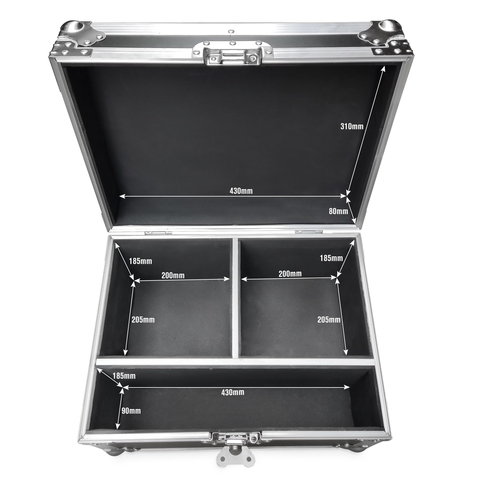 Pirotecnici Macchine, 2 DMX Cold Spark Machine con flight case, Riscaldamento a resistenza per feste, Natale, DJ, matrimoni, eventi sportivi
