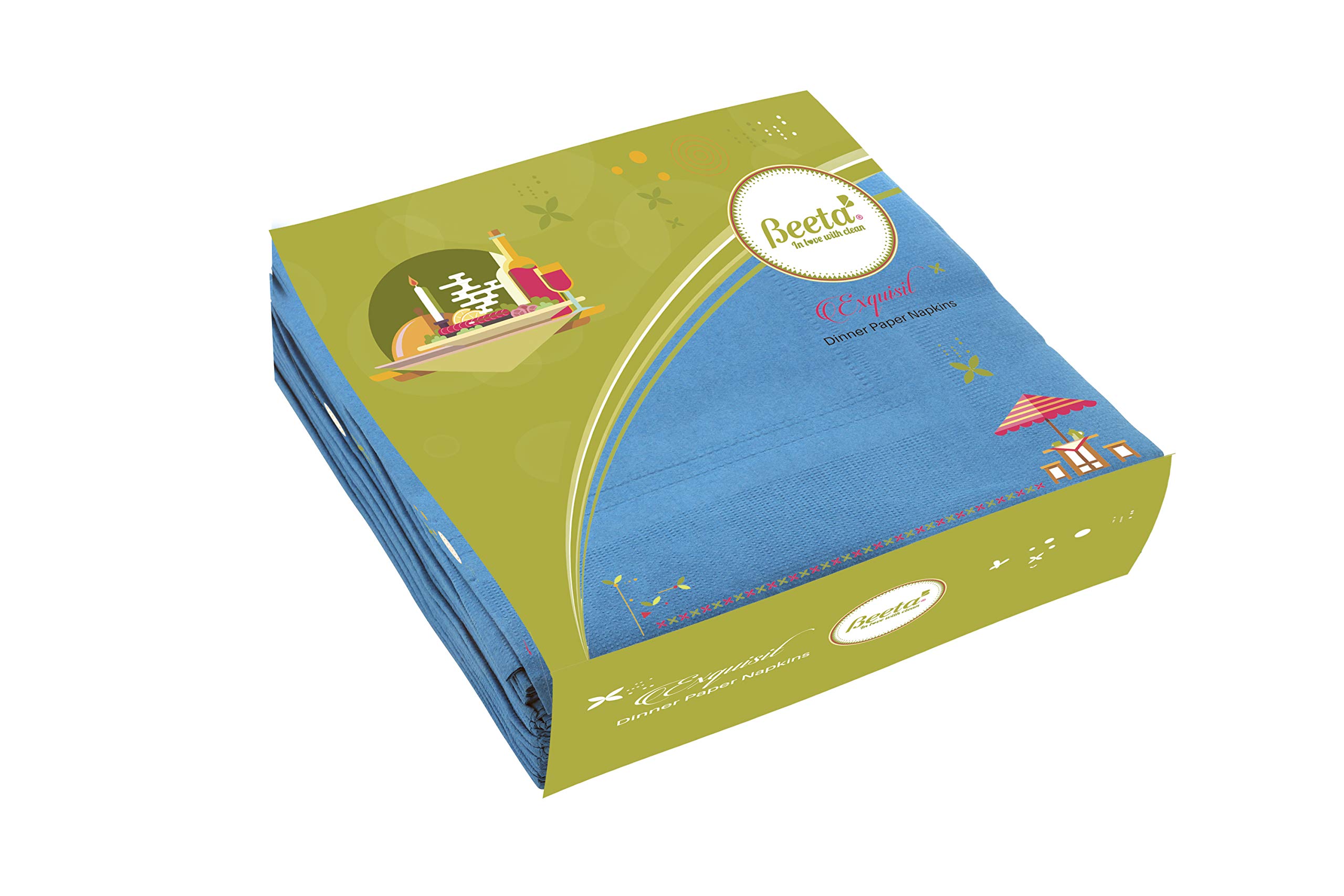 Beeta Plain Clothlike Dinner Paper Napkin Tissue (Assorted or Identical Colors) (Pack of 3)- Super Thick Clothlike Tissue Paper- 75 Super Thick absorbent Napkins- 100% Natural Cellulose Fiber (B08GHYMQNX) Amazon Price History, Amazon Price Tracker